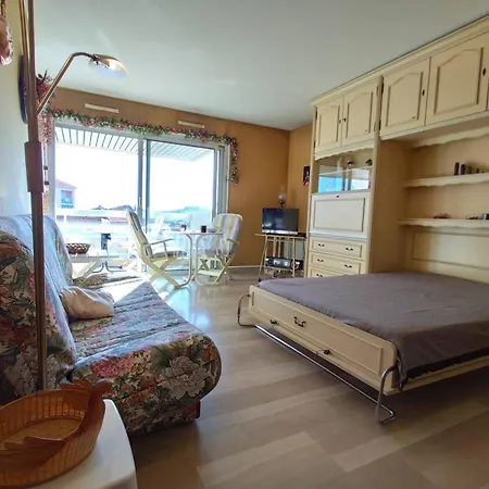 Apartment Studio Pour 4 Avec Terrasse Ensoleillee, Parking Privatif, A 250m Des Plages A - Fr-1-252-153 Antibes